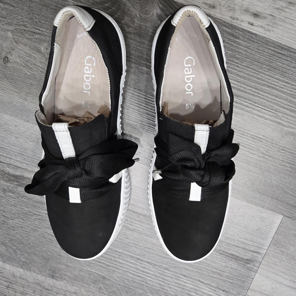 Gabor 43.333 Ribbon Design Suede platform - Picture 5 of 9